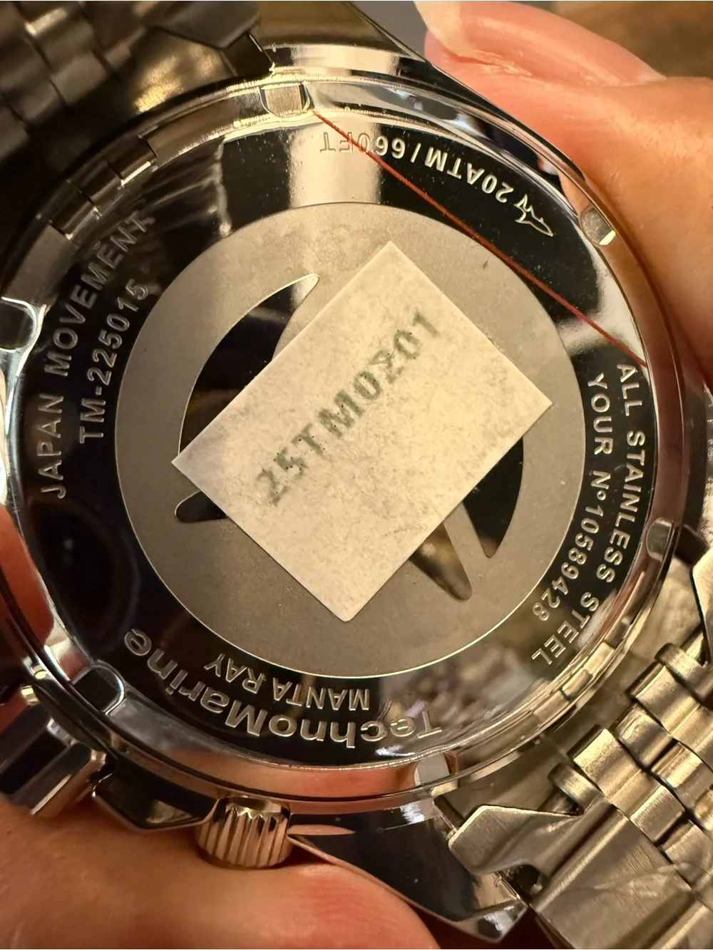 TechnoMarine Manta Ray Chronograph (Model TM-225015), 42mm, 200m